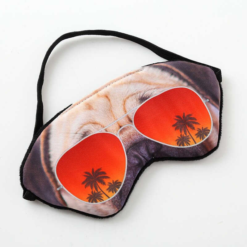 Animal print sleep mask